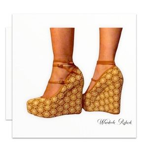 FarylRobin x Free People Cambridge Crochet Mary Jane Platforms
